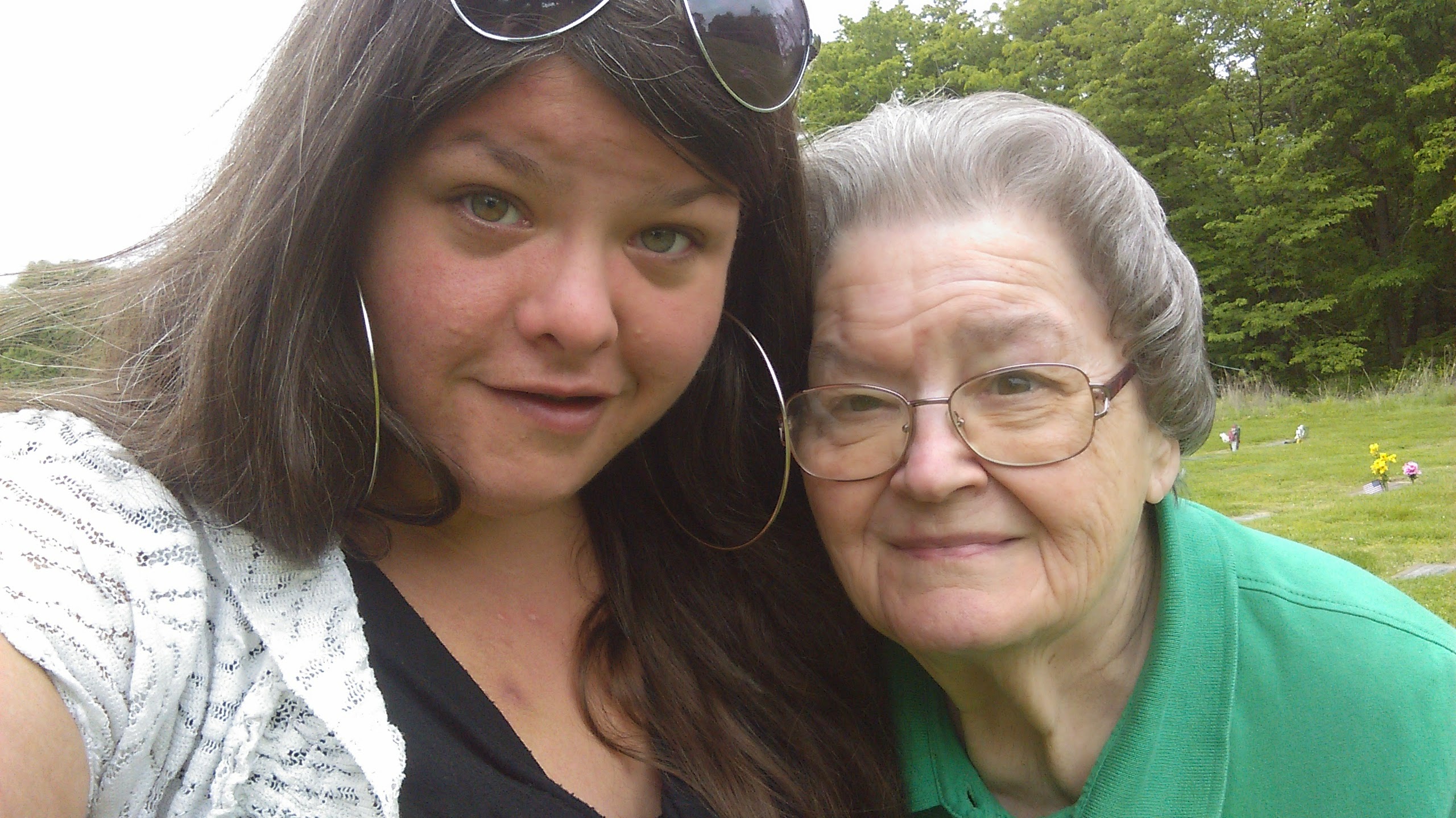 Photo: Rachel and her grandmother recently