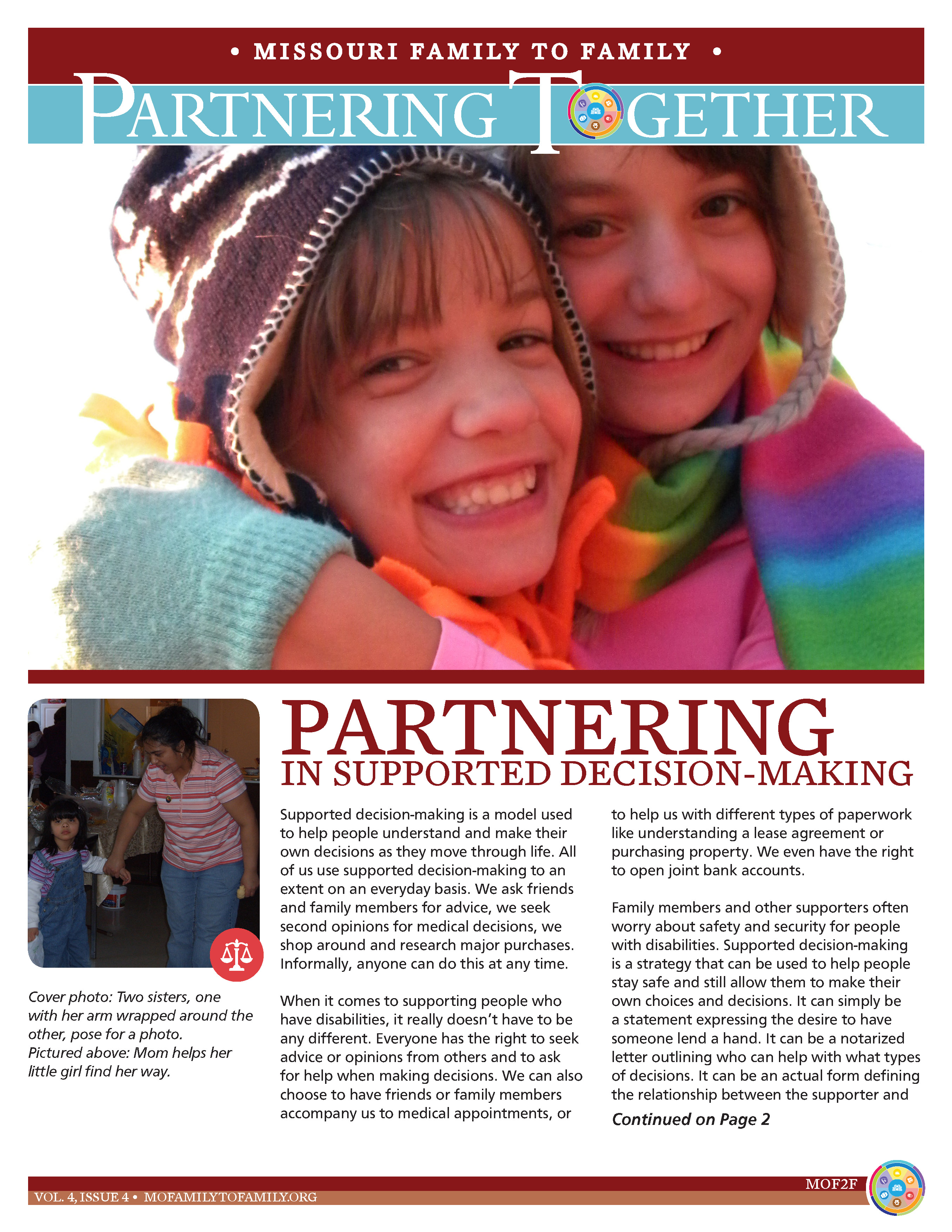 Graphic: Screenshot of Partnering Together Magazine, issue 4.4 - Partnering in Supported Decision-making