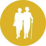 Aging life stage icon
